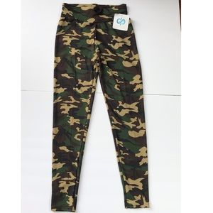 Infinity Raine Camo High Waist Yoga Leggings-S/M